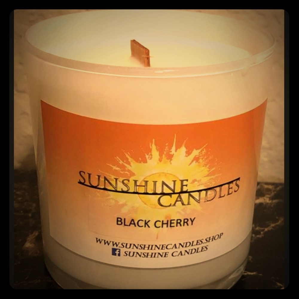 Soy wax wooden wick candle